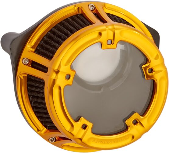 Arlen Ness Method Clear Sucker Air Cleaner Kit, Gold