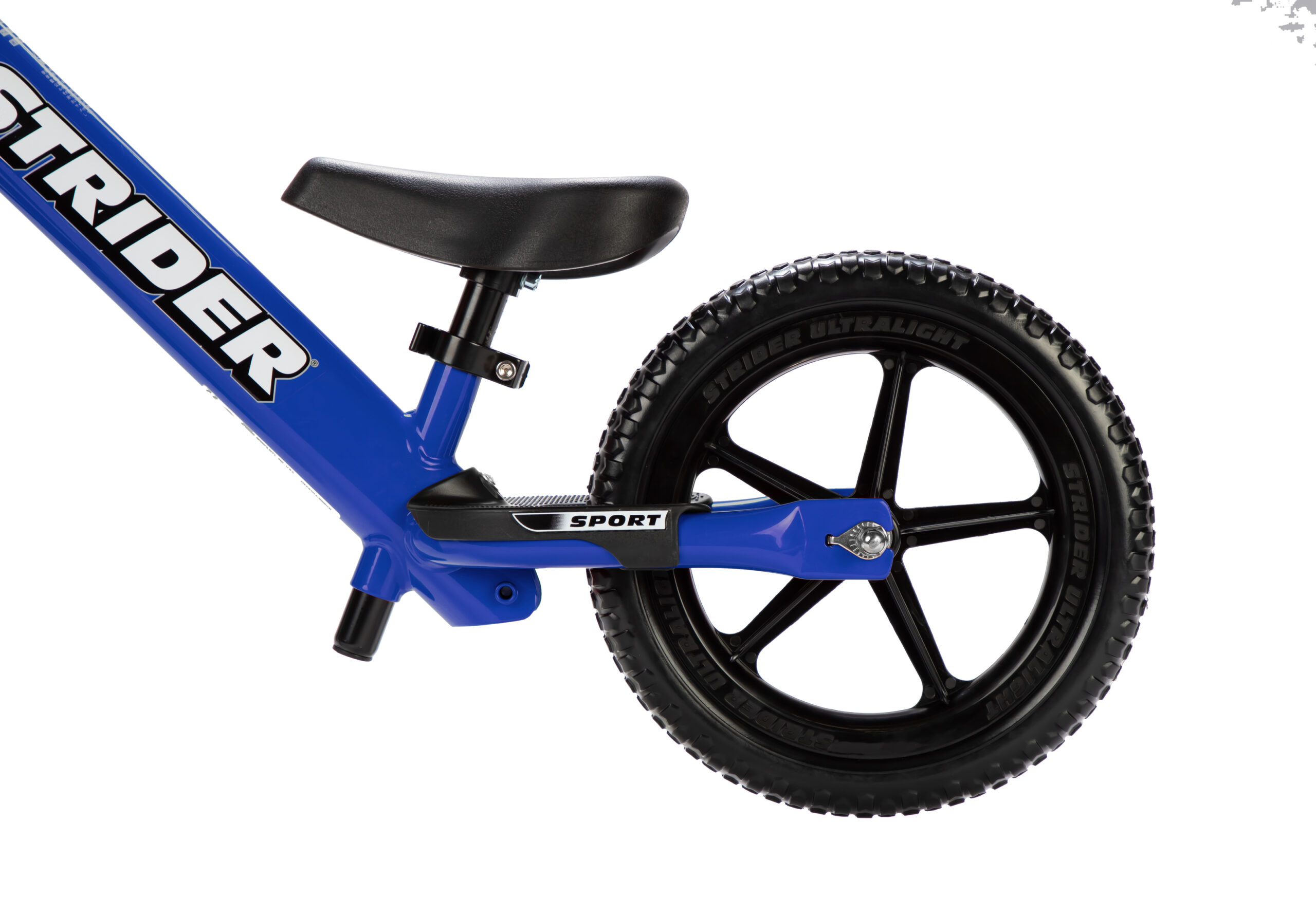 Strider 12 Sport Balance Bike Blue Ages 18M-5Y - Image 3
