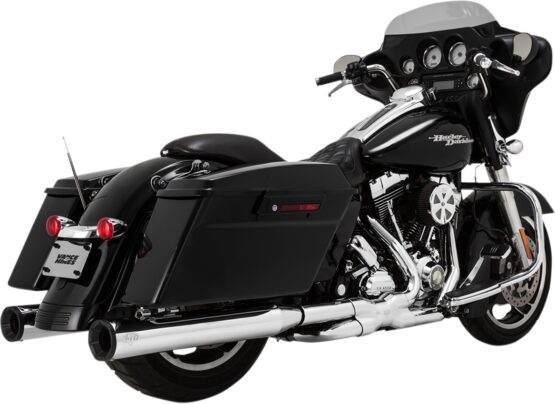 Eliminator 400 Dual Slip On Exhaust Chrome - Image 2