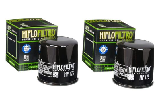 HF175 Oil Filter - Black - 2 Pack