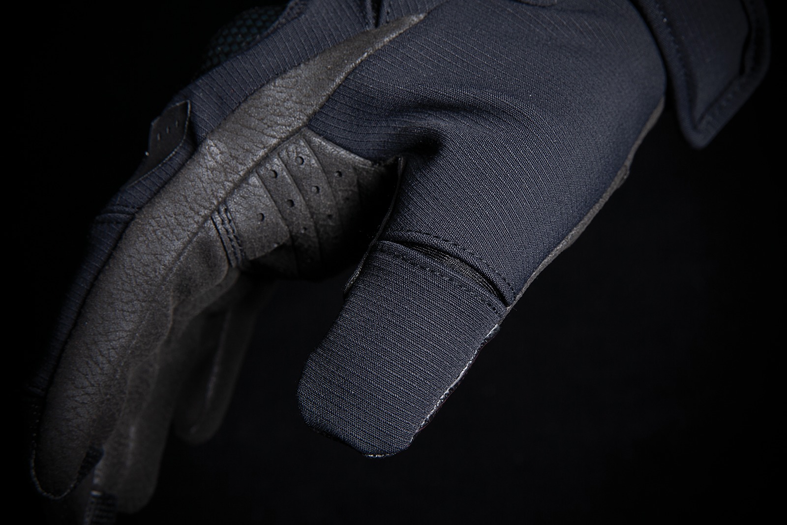 ICON Stormhawk Gloves XL Black/Gray Men's Waterproof Motorcycle Gloves - Image 3