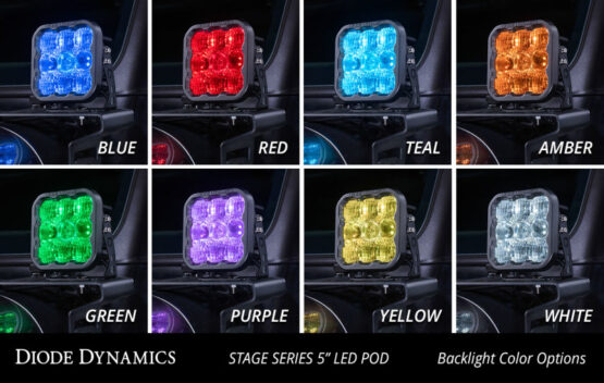 SS5 LED Pod Pro - White Spot (Pair) - Image 4