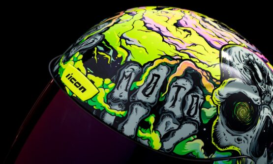 ICON Airform Hippy Dippy Helmet - Large, Purple - Image 3