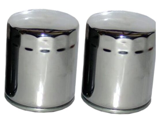 HF170C Oil Filter - Chrome - 2 Pack