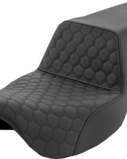 Saddlemen Step-Up Seat Honeycomb Black Stitching FL 08-24
