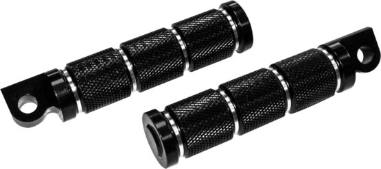 HardDrive Retro Rider Footpegs Black 1986-2017 Harley