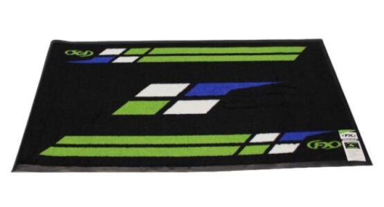 Factory Effex Kawasaki Door Mat Green 4x2 ft - Image 2