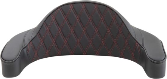 Drag Specialties King-Pak Pad Double Diamond Red Stitching For Harley Tour-Pak