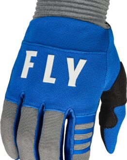 Fly Racing Youth F-16 Gloves Blue/Grey YL