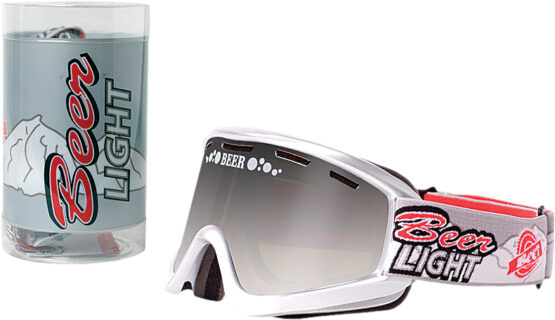 "Ice Cold" Beer Goggles - Bullet - Silver Mirror Lens