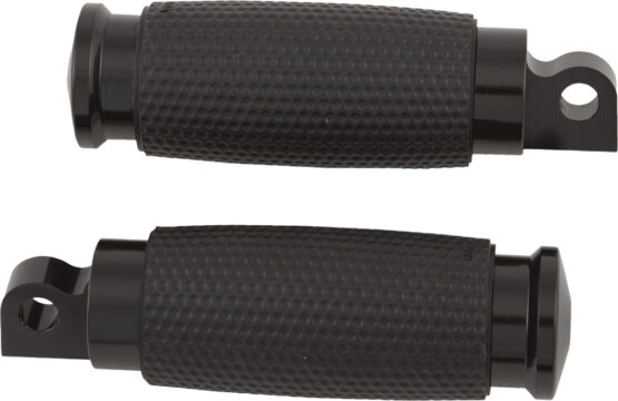Avon Folding Gel Footpeg Black Anodized Air Cushioned Rubber Pegs