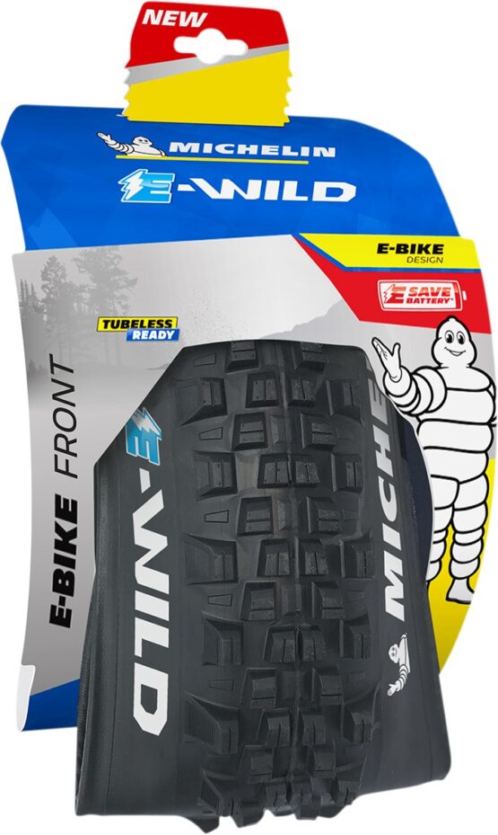 Michelin E-Wild E-MTB Tire 29x2.60 Front Black Foldable Bead - Image 2