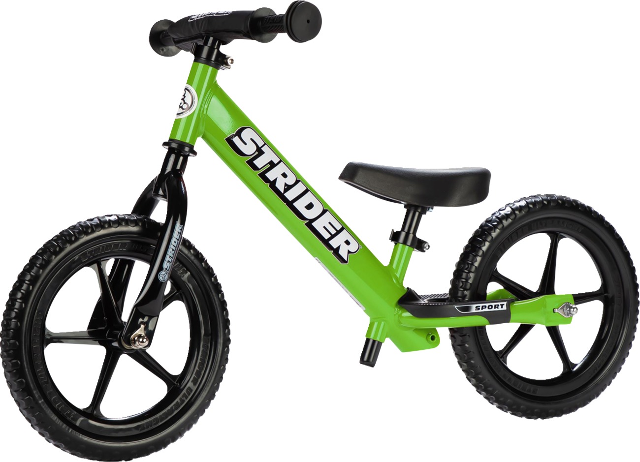 STRIDER 12 Sport Balance Bike Green - Image 5