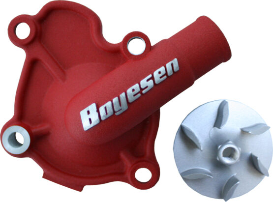 Boyesen Red Water Pump Cover & Impeller Kit Fits 09-16 Honda CRF450R