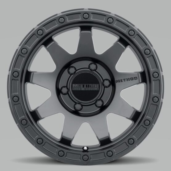 MR317 20x9 0mm Offset 6x5.5 106.25mm CB Matte Black Wheel