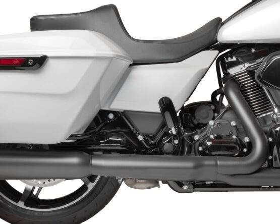 Drag Specialties Seats Predator III 2-Up Smooth Solar Leather Seat FLT/FLH 23-24 - Image 2