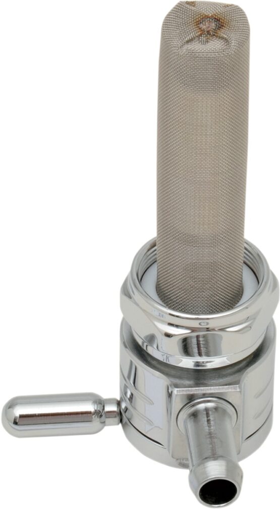 Golan Click-Slick Fuel Petcock Chrome Straight 22mm