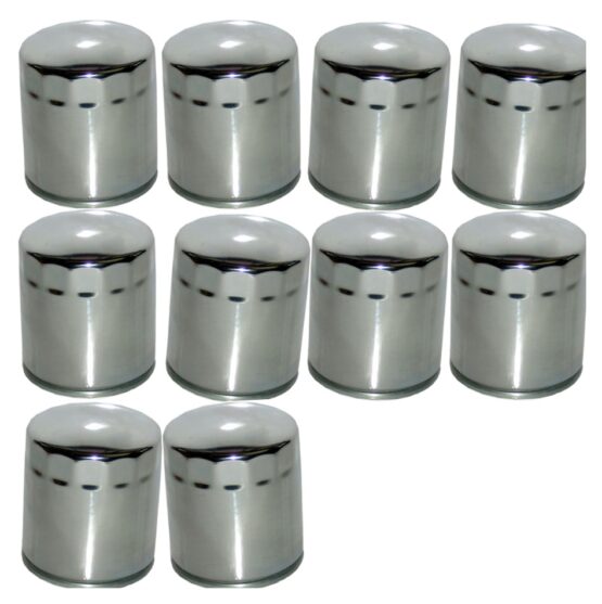HF174C Oil Filter - Chrome - 10 Pack