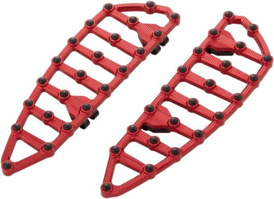Arlen Ness MX Floorboards Red - Driver Boards 06-893 - Image 2