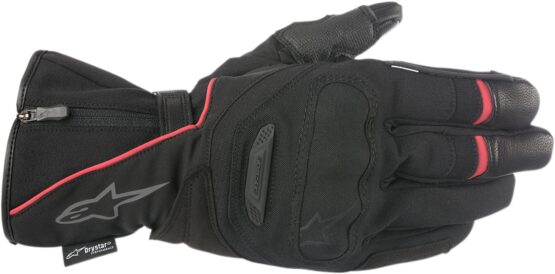 Primer Drystar Leather Street Riding Gloves Black/Red X-Large