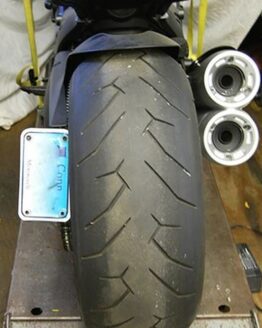 New Rage Cycles 2-Position Fender Eliminator Bracket Black Fits 10-19 Diavel