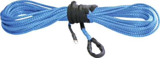 KFI 15/64 in x 38 ft Blue Synthetic Winch Cable - Image 2