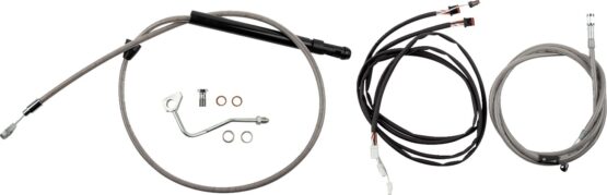 Extended Braided S.S. Control Cable Kit for 13" Bagger Bars - Image 2