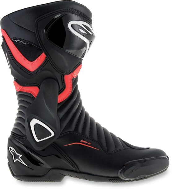 SMX-6 Drystar V2 Street Riding Boots Black/Red US 13.5 - Image 4