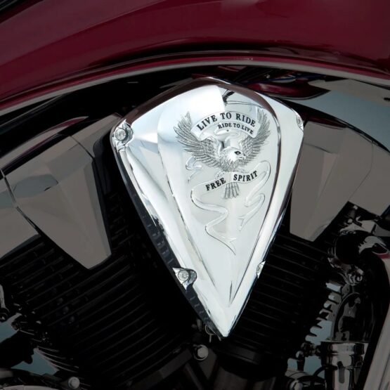 Free Spirit Air Cleaner Cover by Show Chrome - Image 3