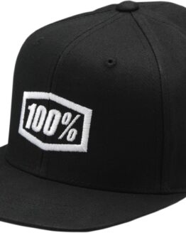 100% Youth Icon Hat - Black, One Size