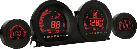 Koso HD-03 LCD Gauge Kit 8-Color For Harley FLH/FLT 2014-2023