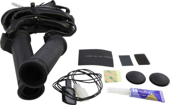Koso Apollo Heated Grips with Thumb Warmer 7/8in x 130mm Universal