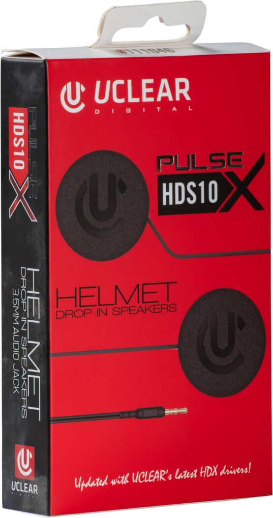 UCLEAR HDS10X 40mm Helmet Speakers with 3.5mm Jack Universal - Image 2