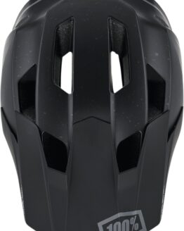 100% Trajecta Bike Helmet - Black, Large