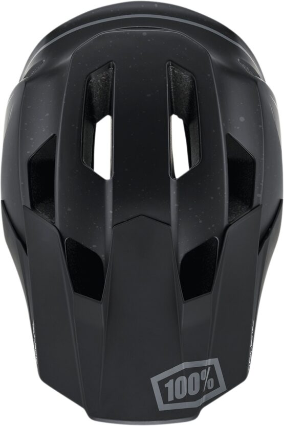 100% Trajecta Bike Helmet - Black, Large