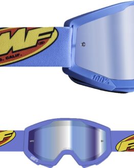FMF Youth PowerCore Goggles - Core Cyan/Blue Lens