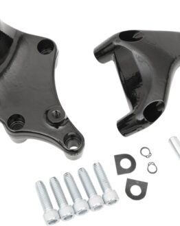 Drag Specialties Passenger Peg Mount Kit Black XL 2014-2022