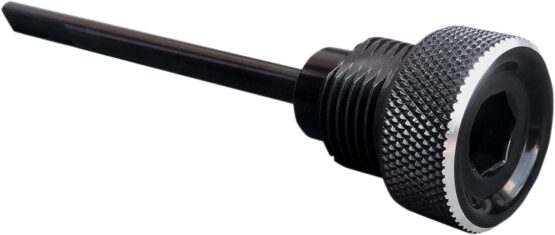 Accutronix Transmission Dipstick Black Knurled For Harley-Davidson