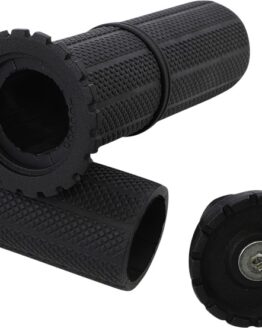 Kuryakyn Riot Universal Grips 1in Satin Black