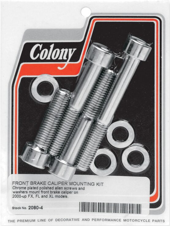 Colony Front Brake Caliper Mounting Kit Fits XL/FXD/FLST 00-07