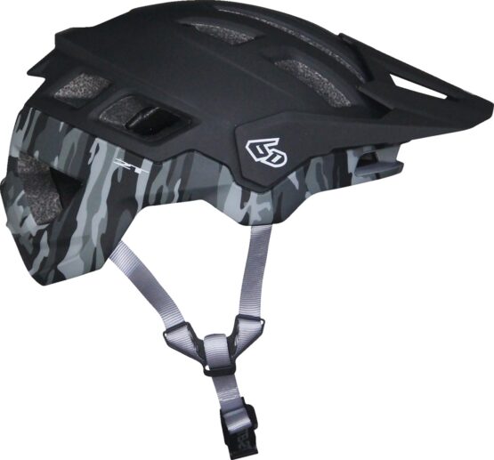 6D ATB-2T Ascent Bicycle Helmet Matte Black/Gray XL/2XL