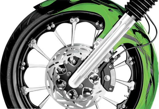 Arlen Ness Hot Leg Fork Legs Chrome Deep Cut Dual Disc