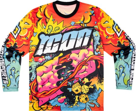 ICON Scatterbrain Jersey Men's S Orange/Yellow