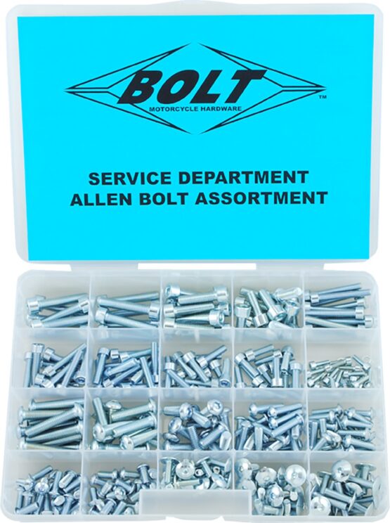 Bolt Allen Head Service Department Assortment Kit 352 Piece