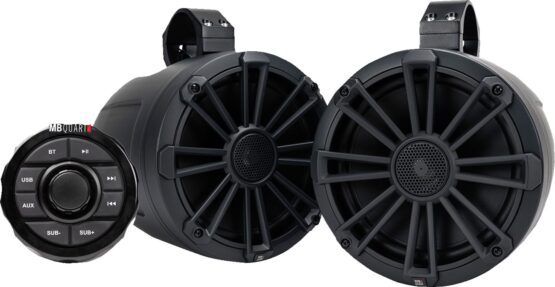 MB Quart UNI8.1R Universal Bluetooth Audio Kit Black For Polaris RZR