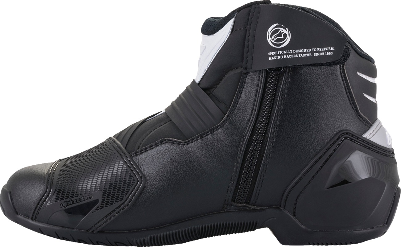 Alpinestars SMX-1R V2 Boots Black White Size 6.5 Men's - Image 3