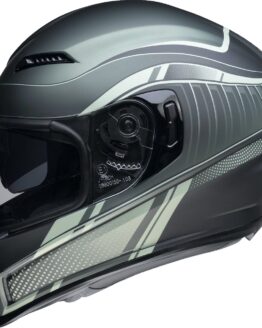 Z1R Jackal Dark Matter Helmet - Matte Silver/Green (M)