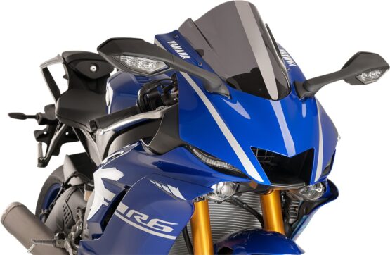 Puig Z-Racing Windscreen Dark Smoke For Yamaha YZF-R7 2022-2025