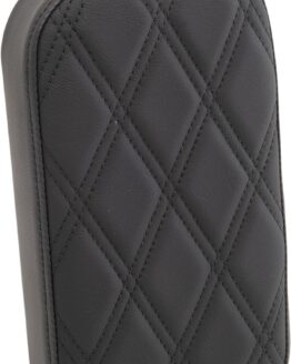 Drag Specialties Backrest Pad Tall Tombstone Double Diamond Black