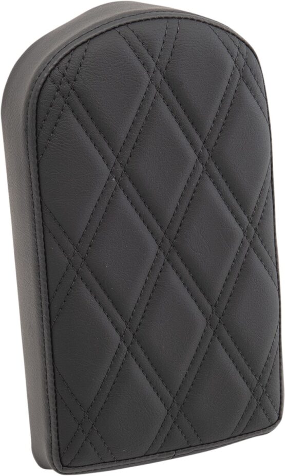 Drag Specialties Backrest Pad Tall Tombstone Double Diamond Black